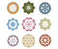  Nieuw!!! Plaktattoos tattoo voorbeeld Mandala collectie kleur